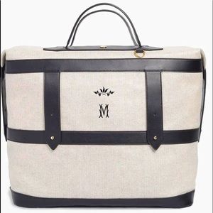 Brand New monogrammed travel  weekender bag.